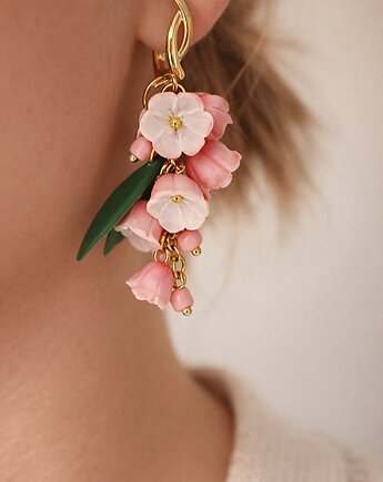 Kolczyki konwalie Wiosenna delikatność, MariaPolymer