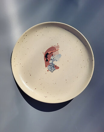 Talerz artystyczny 20CM, White Cup