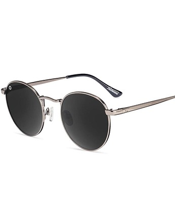 Czarne okrągłe okulary przeciwsłoneczne Love & Haights, SunloversSunglasses