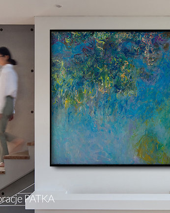Wisteria - Claude Monet - Reprodukcja, Dekoracje PATKA Patrycja Kita