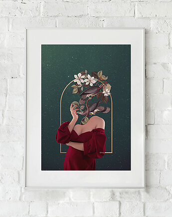 Plakat A3 - Nasycenie, Kamila Lenarcik