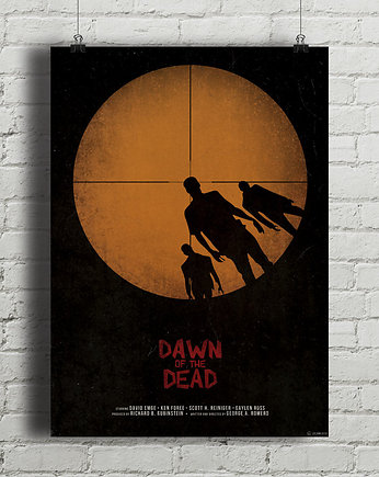 Plakat Świt Żywych Trupów - Dawn of the Dead, minimalmill