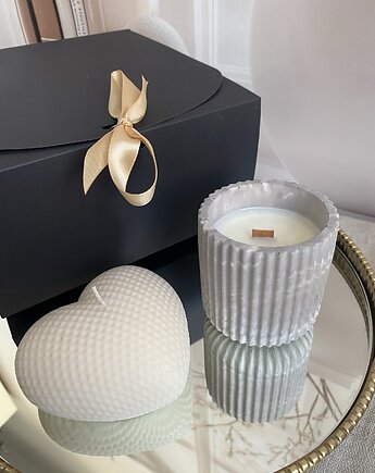 Zestaw prezentowy świece ekologiczne sojowe dekoracyjne "Natural Beauty", Coccola JEWELLERY