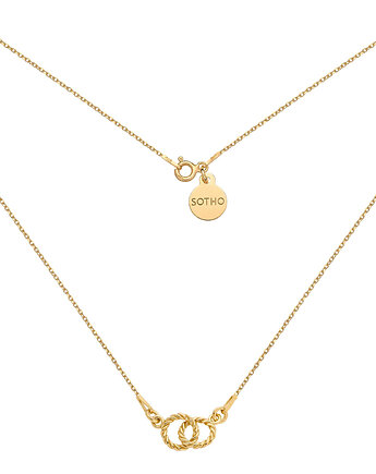 Złoty naszyjnik z dwoma kółeczkami, SOTHO