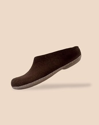 Kapcie filcowe z naturalnej owczej wełny, The Feltee handcraft studio