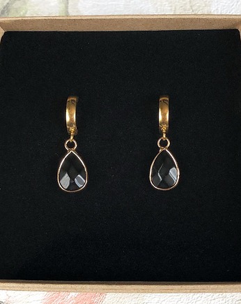 Kolczyki kajdanki - onyks, Gleeme Jewellery