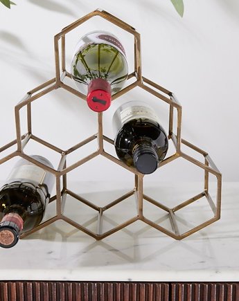 Metalowy stojak na butelki Tegu stojak na wino, OKAZJE - Prezent na 50 urodziny