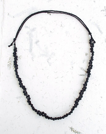 Satynowa czerń Naszyjnik bez metalu, galeria nuit