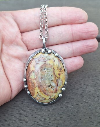 Szalony agat - wisiorek, po drugiej stronie lustra