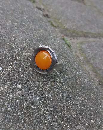 Koniec, kropka - pierścionek regulowany, po drugiej stronie lustra