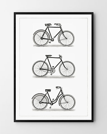 Plakat Rowery Vintage, HOG STUDIO