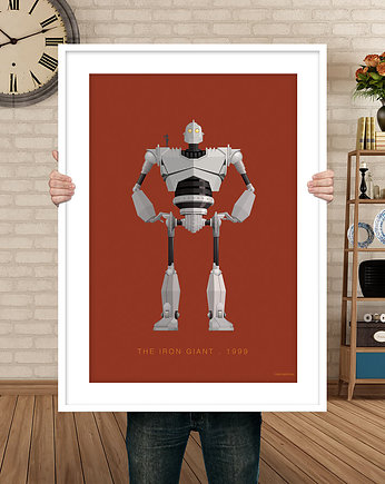 Stalowy Gigant - plakat 50x70 cm, minimalmill