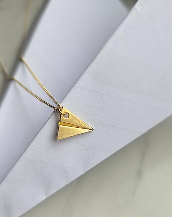 PAPER PLANE - jasne złoto, ISSI Jewelry