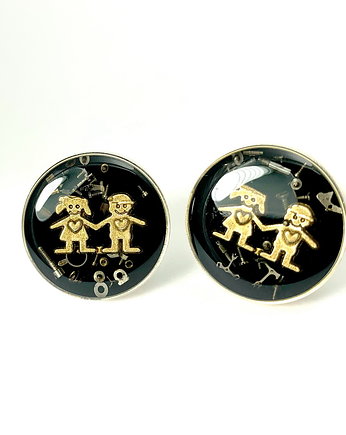 SPINKI - Dla przyjaciela (czarne), DROBINY CZASU