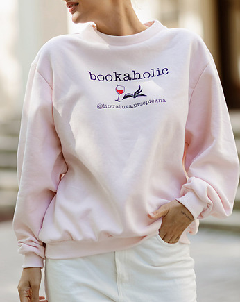 Bluza personalizowana "bookaholic", WHITE RVBBIT