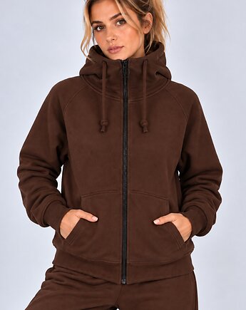 Bluza Na Zamek ,,SUZANA" Czekolada, 3 for U