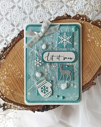 Kartka Okolicznościowa: Let It Snow, Rabskart