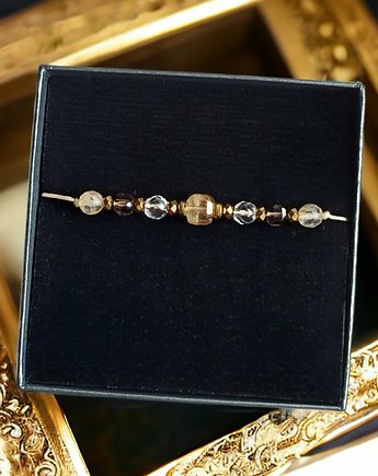 DOBROBYT - amulet - cytryn, kwarc dymny, kryształ górski - PREMIUM, kaktusia