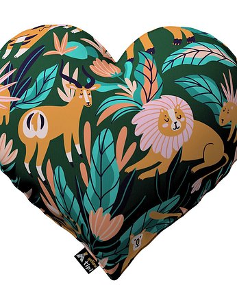 Poduszka Heart of Love dżungla, Yellow Tipi