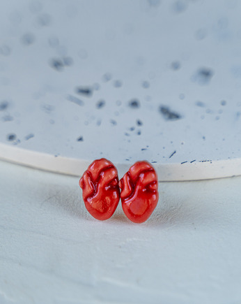 Kolczyki porcelanowe HEART