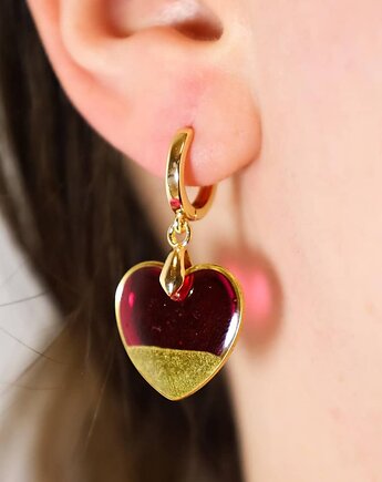 Kolczyki Cherry samorodek złota, Lovely Jewellery