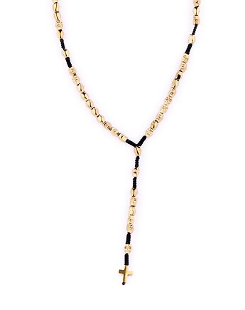 Męski różaniec złote czachy wojownika, Kulka Bransoletki