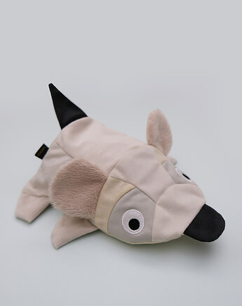 Bebeludek - zabawka do pomalowania z łuską gryki, Kokodyl