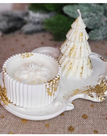 Świąteczny zestaw świec sojowych, Florals&Moss