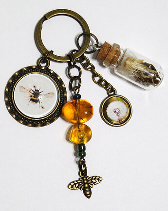 Breloczek - Pszczoła, dmuchawiec, yenoo