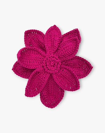 Broszka kwiat XL - amarant, Frozen Keys