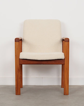 Fotel tekowy, duński design, lata 70, produkcja: Dania, Przetwory design