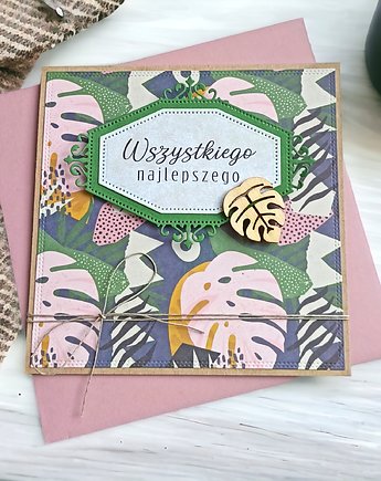 Wszystkiego najlepszego : monstera : jungle, kaktusia