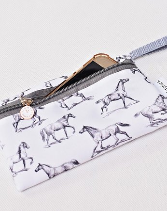 Etui na telefon na klucze etui do torebki konie, Uszyciuch