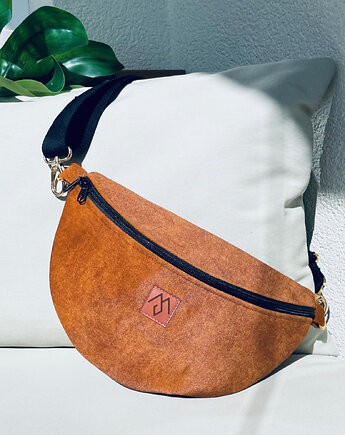 Nerka / torebka z weluru Mili Belt Bag M - brąz, Militu