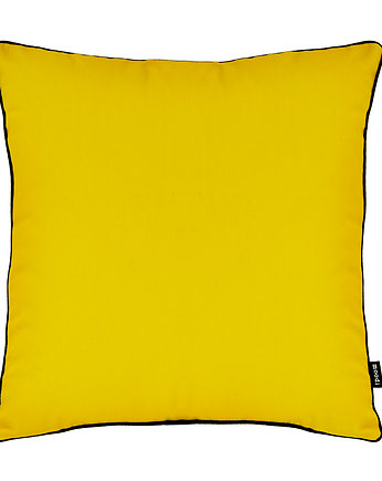Żółto-czarna poduszka z wkładem, OSOBY - Prezent dla rodziców