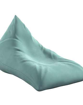 Pufa leżanka Velvet Szara Mięta, Yellow Tipi