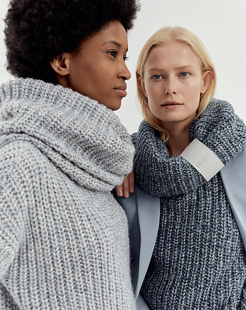 Sweter Luna Granatowy melanż, Nubee