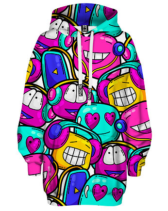 Bluza Oversize Tunika DR.CROW Cartoon Funny, DrCrow