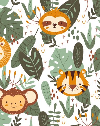 Tapeta Jungle Safari 3 53cmx10m PZ, Bajkowe Wnetrza