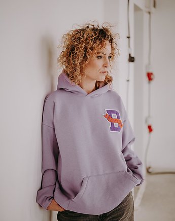 Bluza oversize Lavender dla mamy i taty, BejbiStory