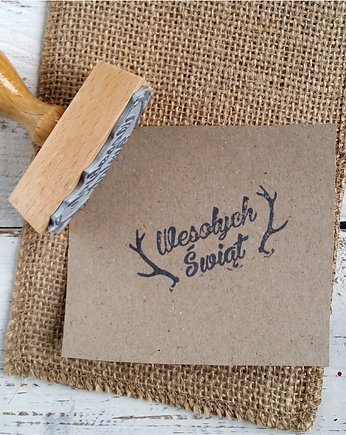 Stempel świąteczny 25X60 Poroże, DrukLove