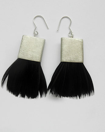 PIÓRKO kolczyki, Katarzyna Kaminska ART