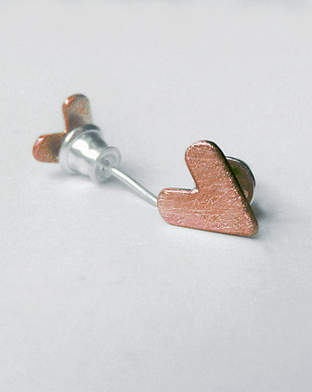 Kolczyki srebrne SERDUSZKO, Katarzyna Kaminska ART