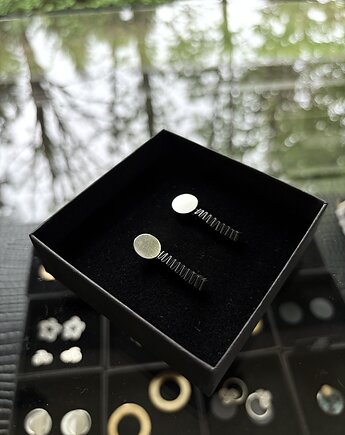 Kolczyki srebrne Unikatowe , Marta jewelry