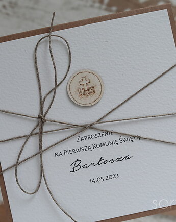 Najpiękniejsze ręcznie robione zaproszenia na komunię, sorte
