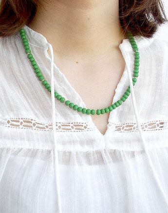 Green lekki naszyjnik lniany, galeria nuit