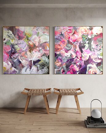 Zestaw obrazów 90x90, Dorota Ferens