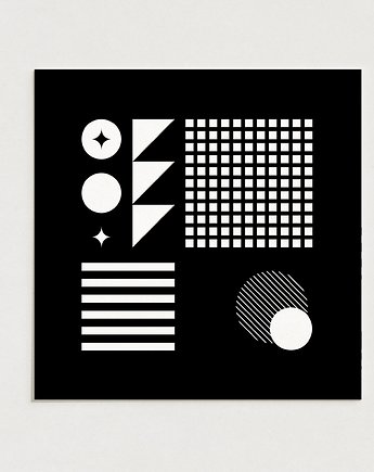 Elements 01/ Oryginalna grafika blocks / poster print / plakat, Alina Rybacka