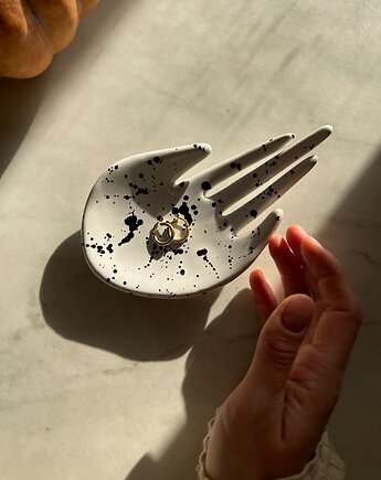 Ceramiczna Łapka Handmade Talerzyk na Biżuterię Dalmatyńczyk, Maison Fragile
