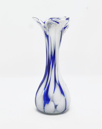 Ręcznie formowany wazon tzw. rwaniec, Huta Szkła Ząbkowice, lata 60., Good Old Things